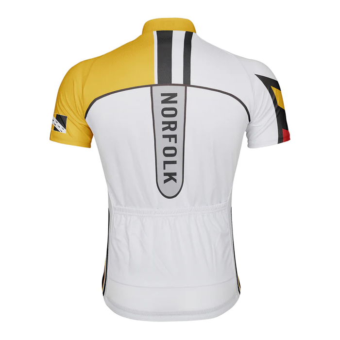 Customized Norfolk Short Sleeve Cycling Jersey for Men