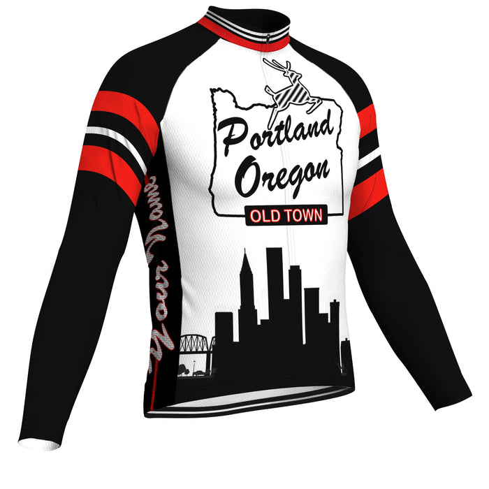 Customized Oregon Winter Thermal Fleece Long Sleeve For Men
