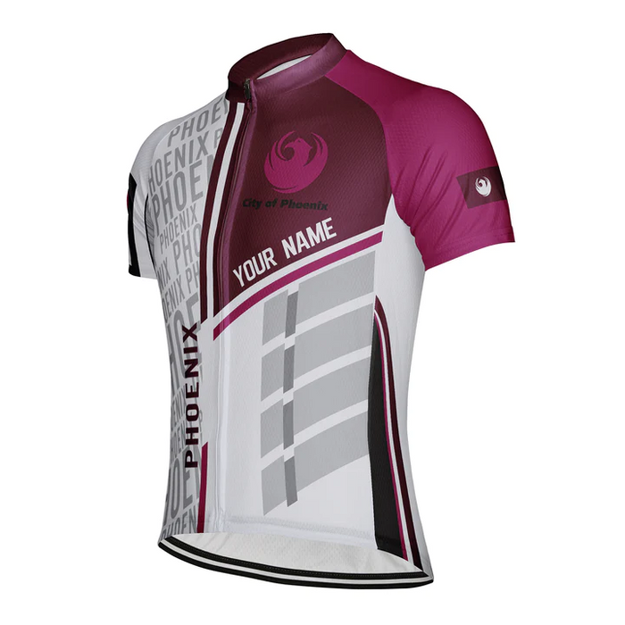 Customized Phoenix Short Sleeve Cycling Jersey for Men