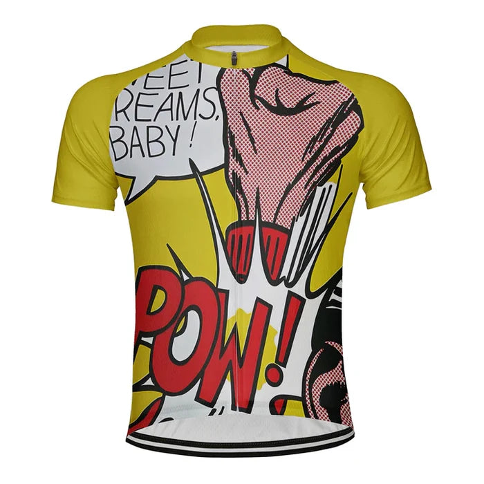 Customized Pow Cycling Jersey Short Sleeve