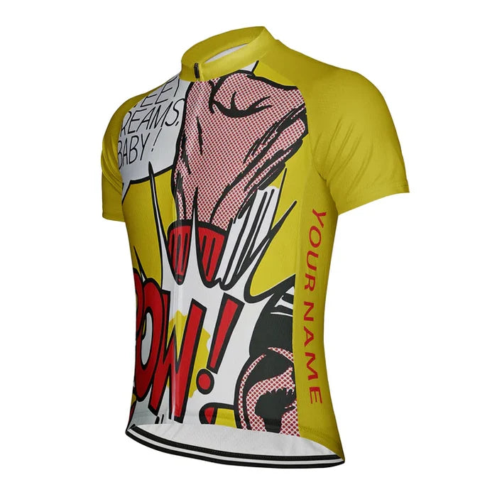 Customized Pow Cycling Jersey Short Sleeve