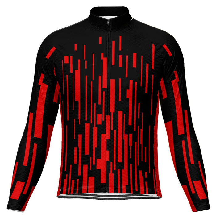 Customized Red Winter Thermal Fleece Long Sleeve For Men