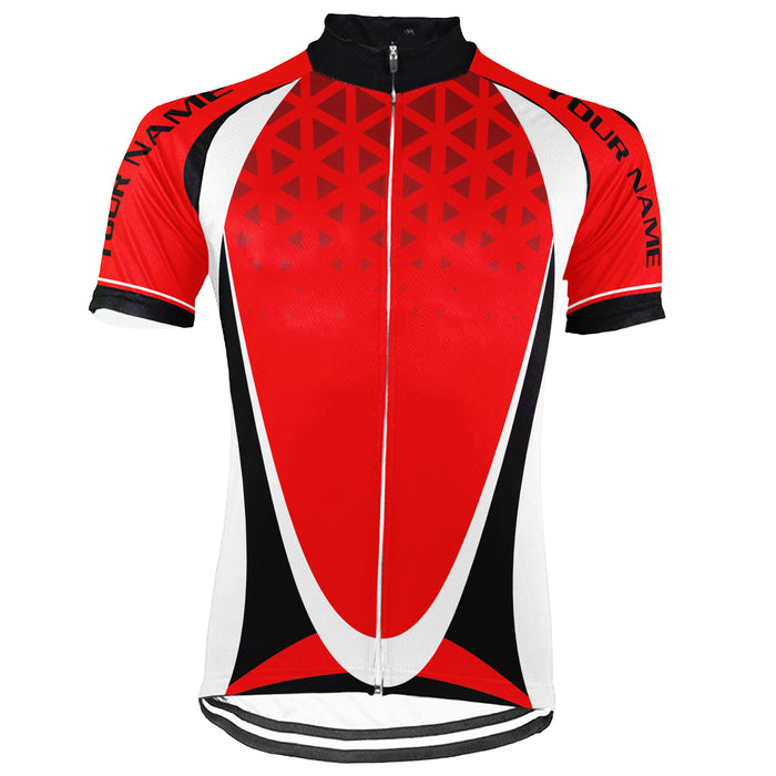 Customized Red Winter Thermal Fleece Short Sleeve For Men