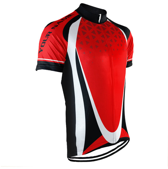 Customized Red Winter Thermal Fleece Short Sleeve For Men