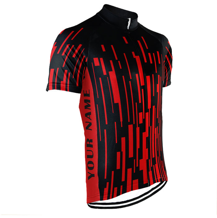 Customized Red Winter Thermal Fleece Short Sleeve For Men