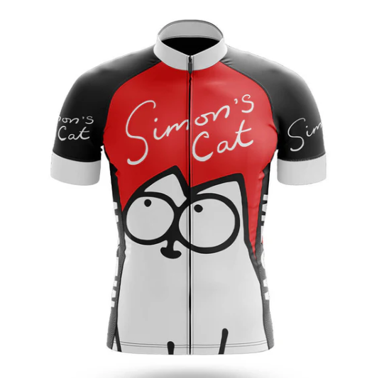Customized Simon's Cat Kit Cycling Jersey For Men