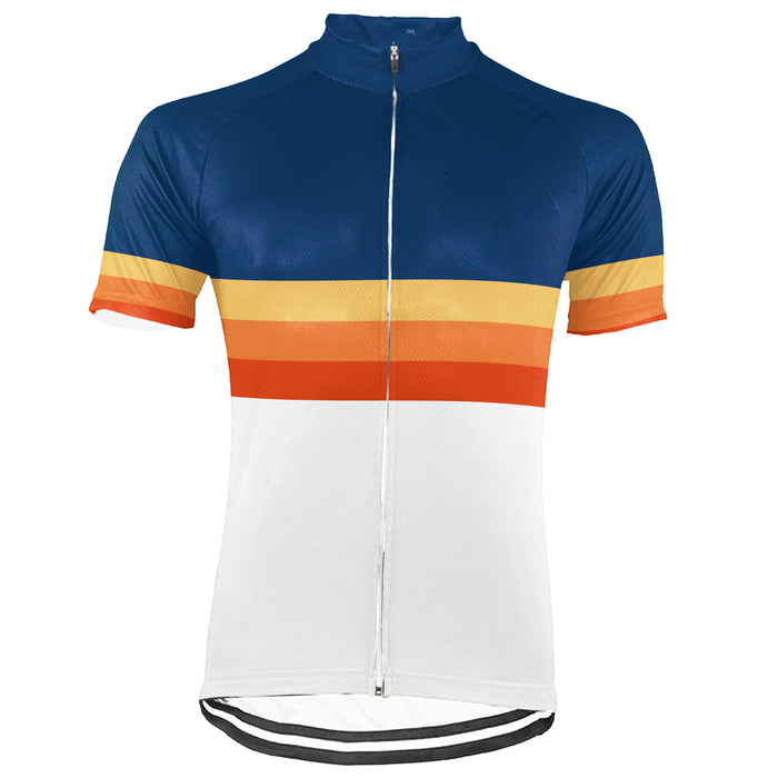 Customized Simple Plaid Cycling Jersey Cycling Jersey For Men