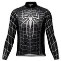 Customized Spider-Man Long Sleeve Cycling Jersey for Men