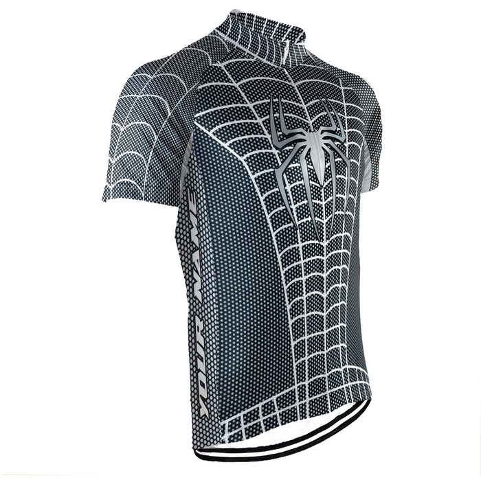 Customized Spiderman Short Sleeve Cycling Jersey for Kid