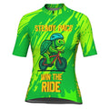 Customized Steady Pace Win The Ride Cycling Jersey For Women