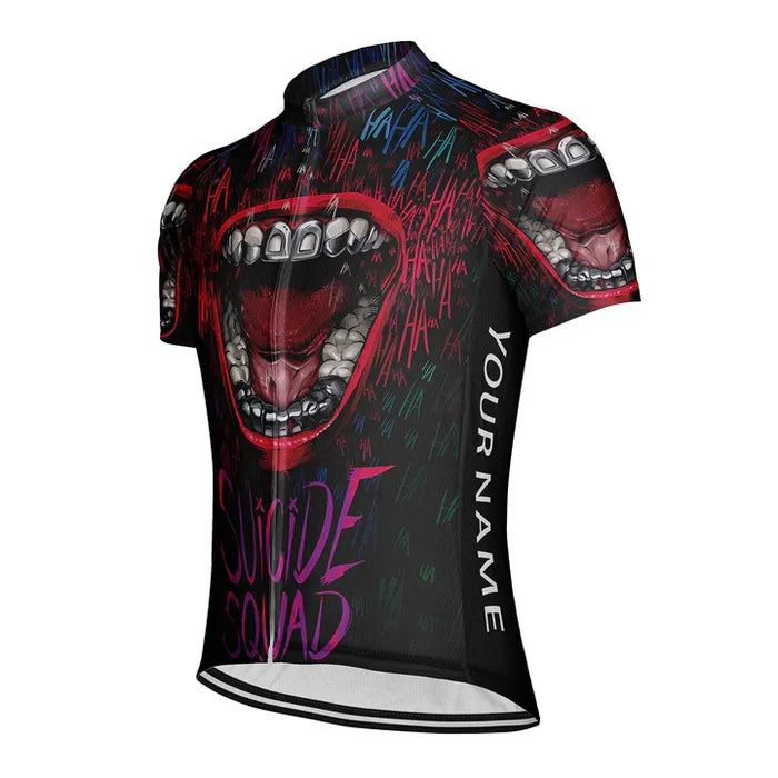 Customized Suicide Squad Cycling Jersey Short Sleeve
