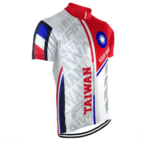 Customized Taiwan Short Sleeve Cycling Jersey for Men