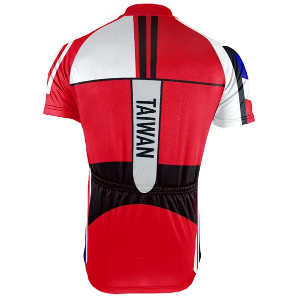 Customized Taiwan Short Sleeve Cycling Jersey for Men