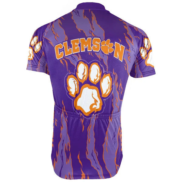 Customized Tigers Short Sleeve Cycling Jersey for Men