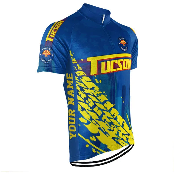 Customized Tucson Short Sleeve Cycling Jersey for Men
