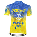Customized Ukraine Short Sleeve Cycling Jersey for Men