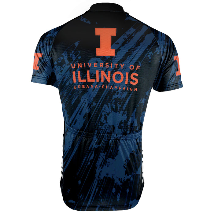 Customized University Of Illinois Urbana Cycling Kit For Men