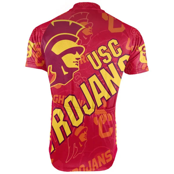 Customized USC Trojans Cycling Jersey For Men