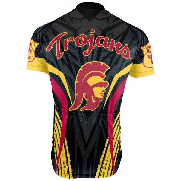 Customized USC Trojans Cycling Jersey For Men
