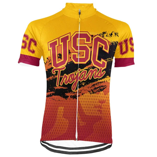 Customized USC Trojans Cycling Jersey For Men