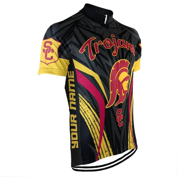 Customized USC Trojans Cycling Jersey For Men
