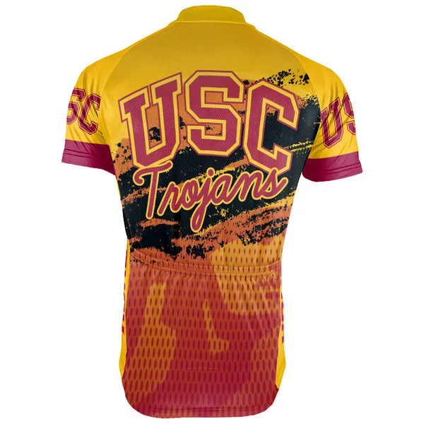 Customized USC Trojans Cycling Jersey For Men