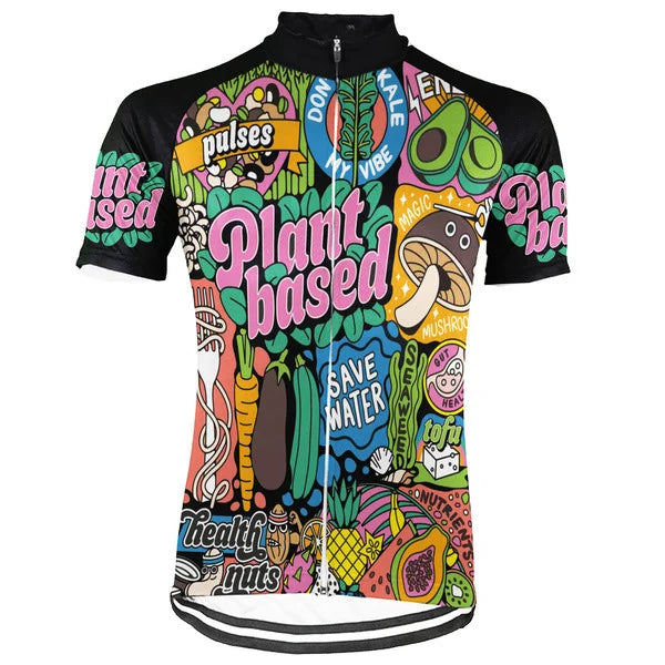 Customized Vegan Short Sleeve Cycling Jersey for Men