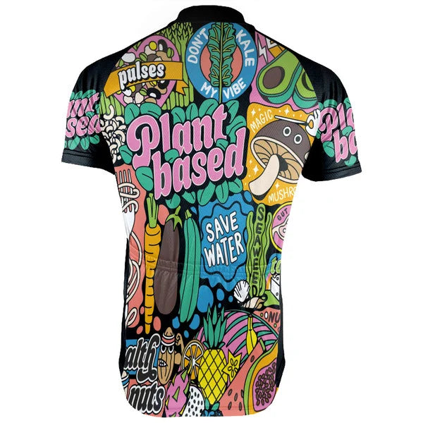 Customized Vegan Short Sleeve Cycling Jersey for Men