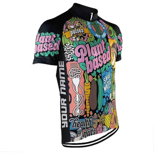 Customized Vegan Short Sleeve Cycling Jersey for Men