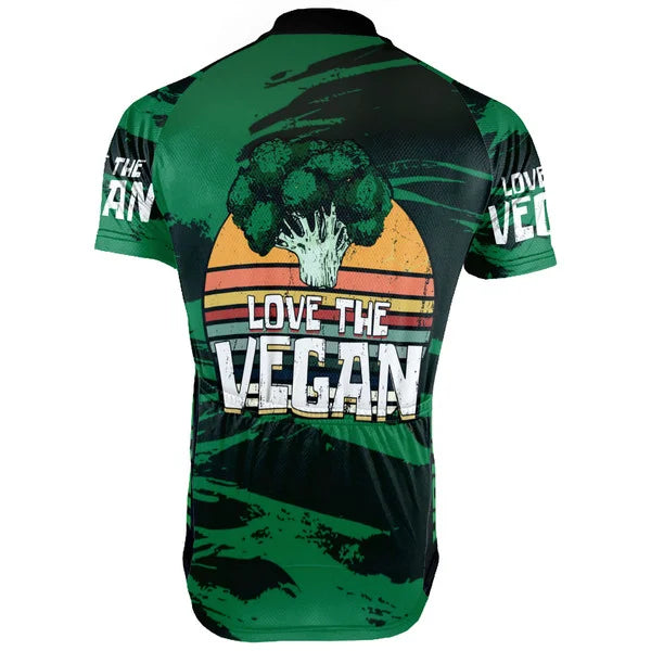 Customized Vegan Short Sleeve Cycling Jersey for Men