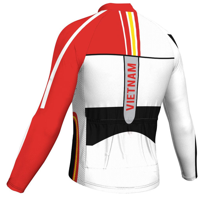 Customized Vietnam Long Sleeve Cycling Jersey for Men