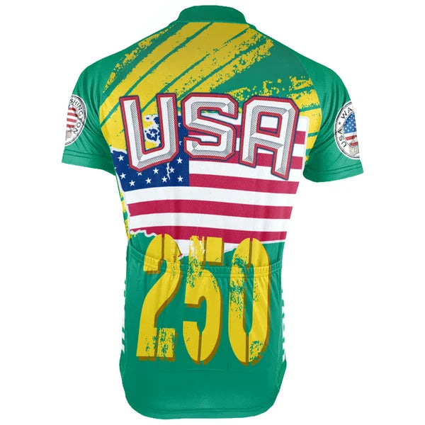 Customized Washington-America 250th Anniversary Short Sleeve Cycling Jersey