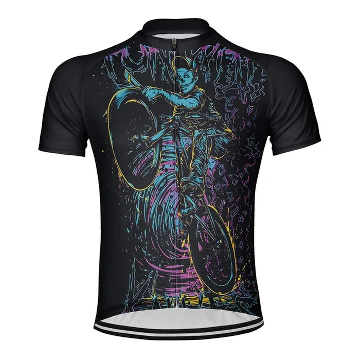 Customized Watch Out Slow Down Cycling Jersey Short Sleeve