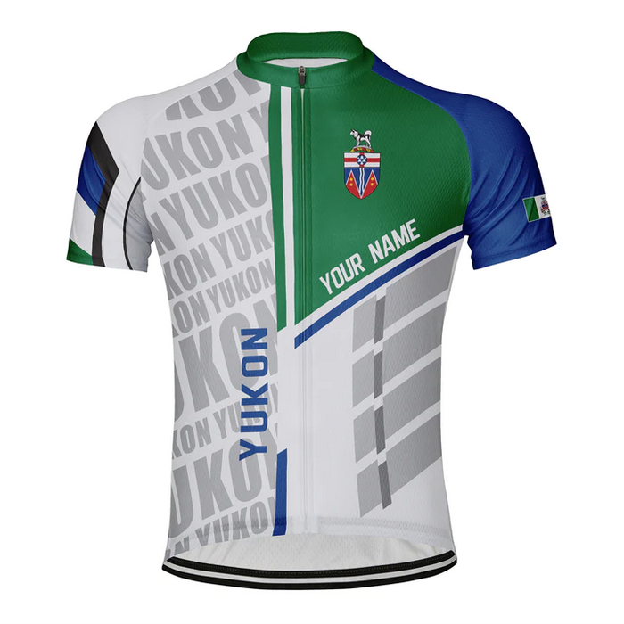 Customized Yukon Short Sleeve Cycling Jersey for Men
