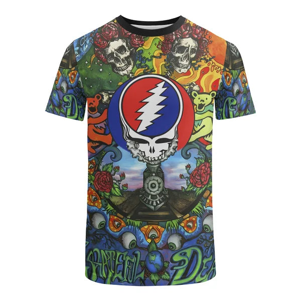Grateful Dead 3D Print T-Shirt