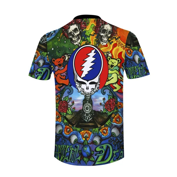 Grateful Dead 3D Print T-Shirt