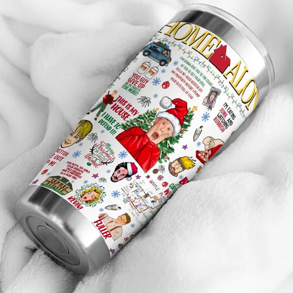 Home Alone Christmas Gift Tumbler