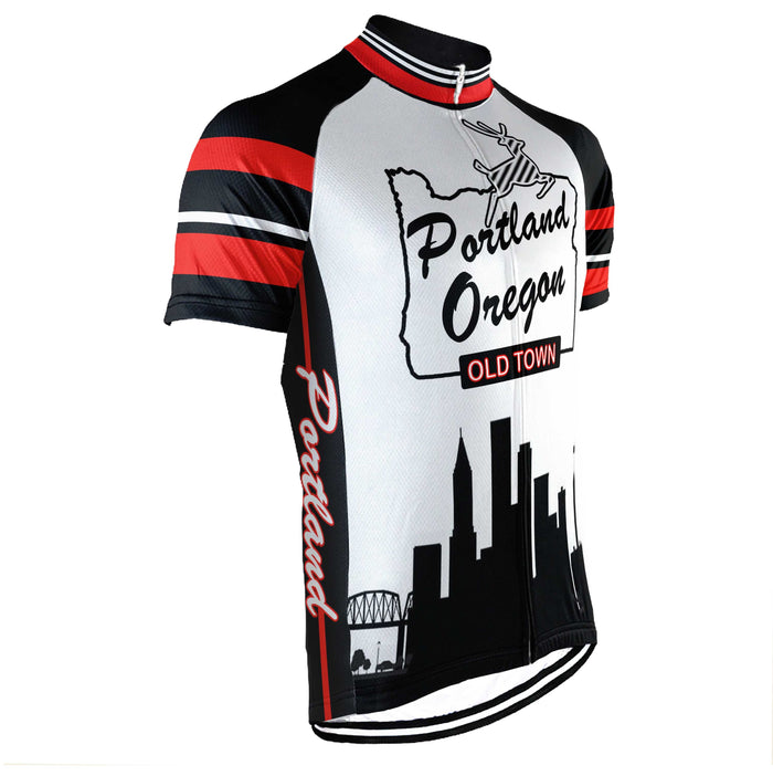 Oregon Short Sleeve Cycling Jersey for Men
