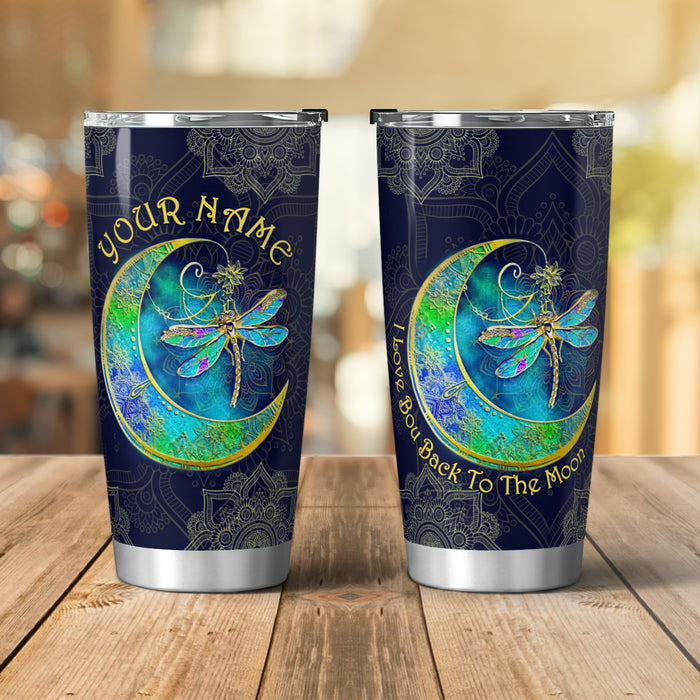 Personalized Dragonfly Tumbler