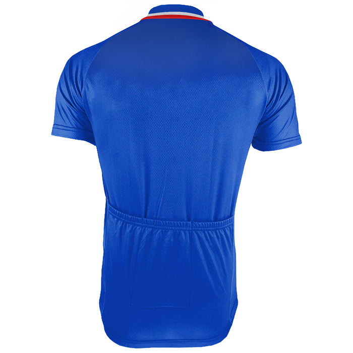 Personalized France Short Sleeve Cycling Jersey for Men