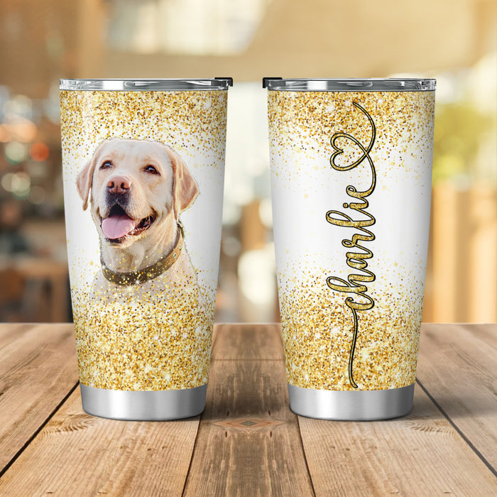 Personalized Image Dog Tumbler