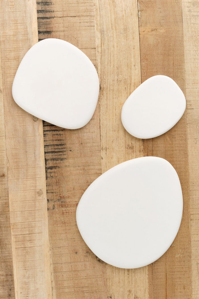 Tina Frey Designs Home Kitchen Serving Puddle Medium Platter White