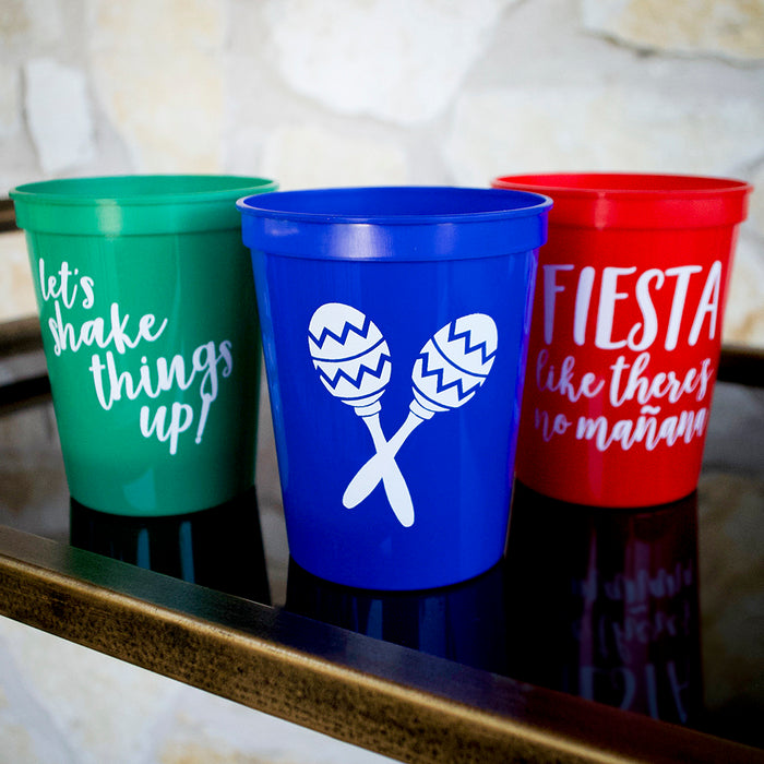 "Siesta after this Fiesta" Stadium Cups