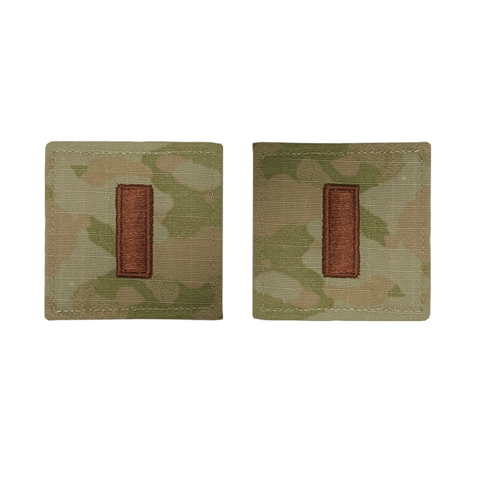 Space Force Officer Rank Insignia Embroidered on OCP with Hook : Second Lieutenant
