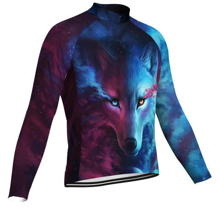 Wolf Long Sleeve Cycling Jersey for Men